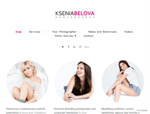 Tablet Screenshot of kseniabelova.com